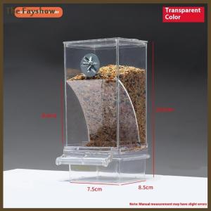 [The Fayshow] Công suất lớn chim trung chuyển Hộp chống giật gân chim thực phẩm quả bền Vẹt ăn hộp cho chim vừa nhỏ
