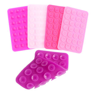 baoda Christmas Gift 1PC Backed Adhesive Sucker Pad For Fixed Pad Double Side Silicone Suction Pad For Mobile Phone Fixture Suction Cup