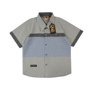 Qaikids Kemeja Anak kombinasi warna untuk  usia 1-12 Tahun  bahan cotton Dealova