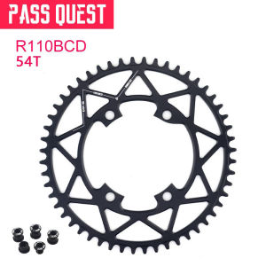 PASS QUEST R110/110BCD Round/Oval disc/ellipse disc Road Bike Narrow Wide Chainring 38T-58T Chainwheel ultegra R7000 R8000 R9100