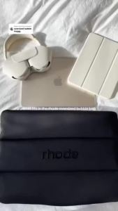 Rhode Oversized Soft Bubble Tote Bag Large Capacity Trendy Handbag for Shopping Travel Daily Outing tote bag bubble bag oversized tote large capacity handbag soft bag trendy