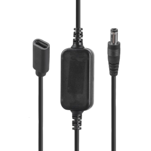 9V USB C to DC5521 Adapter Power Cable with DC5.5mm x 2.1 Male Plug for Efficient Power Conversion and Device Safety