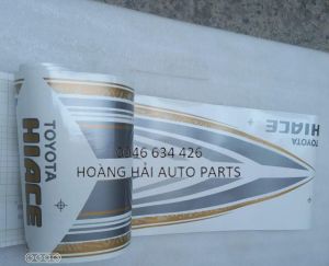 BỘ TEM SƯỜN XE TOYOTA HIACE MẶT LỢN