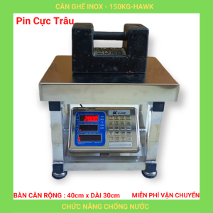 Hàng Loại 1 Cân điện tử tính tiền cân ghế TVS-150kg INOX chống nướcpin dùng siêu lâu bảo hành 2 năm