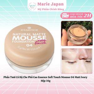 Phấn Tươi Có Độ Che Phủ Cao Essence Soft Touch Mousse 04 Matt Ivory Hộp 16g