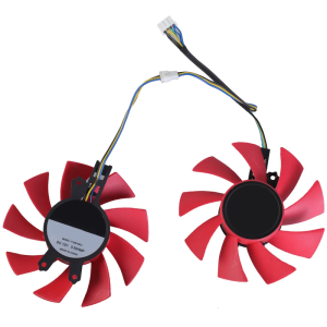 GPU Cooling Fan High Efficiency for RTX2060 GTX1660 1660Ti Graphics Card 4Pin VGA Cooling Easy and Quiet Operate 75mm