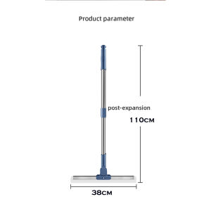 180 ° Rotatable Silicone Scraper Broom Multifunctional Wiper High Place Glass Wiper Floor Mop Household Bathroom Sweeping Water