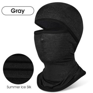 WEST BIKING Tấm Phủ Toàn Bộ Khuôn Mặt Đạp Xe Bằng Vải Viscose Mũ Đội Đầu Chống Nắng Mùa Hè Khẩu Trang Thoáng Khí Có Kính Mũ Balaclava Có Lỗ Mặt Nạ Mùa Hè Lụa Mát Mẻ