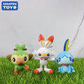 ตัวเลขโปเกมอน Scunny Raboot Cinderace Grookey Thwackey Rillaboom Sobble Inteleon ของเล่น โปเกมอนสำหรับเด็กผู้ชาย. 