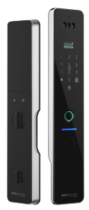 Biosystem 9P Lite Wooden Digital Lock- Waterpoof IP65-Ultra Slim body-Video Motion Detector-Real Time CCTV Monitoring from App