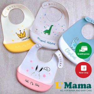 Yếm Ăn Dặm Silicon Có Hứng Không Bám Bẩn Siêu Mềm Cao Cấp Cho Bé