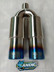 Knalpot Mobil Racing HKS mini blue Universal Mobil