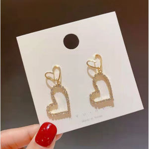 ANTING KOREA PEREMPUAN DEWASA HIASAN LOVE HATI AKSESORIS TELINGA BAHAN ALLOY ANT79 NOMIDE