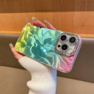 เคสศัพท์เงาพร้อมการปกป้องเลนส์สำหรับ iPhone15 เคสและกระเป๋าศัพท์มือถือแบบกลิตเตอร์สำหรับ iPhone 15 14 13 12 11