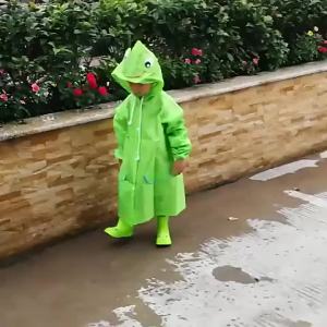 Ready Stock Children Cartoon Raincoat Cute Animal Funny Rain Coat Raining Rain Coat Kids