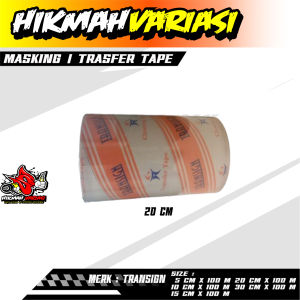 Transfer Tape / Masking Tape / Transfer Tape Cutting Sitcker Transign Ukuran 5 Cm 10 Cm 15 Cm 20 Cm 30 Cm