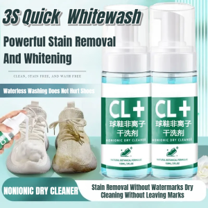 Deep cleaning white shoes mousse foam cleaning agent decontamination whitening shoe cleaning wipe