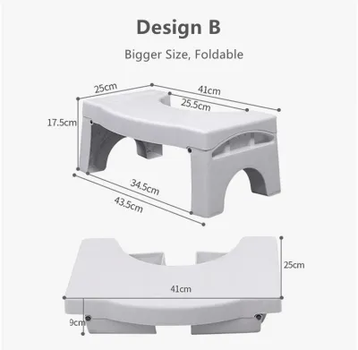 IMP HOUSE Squatting Stool Poo Poo Stool Step Syool Potty Bathroom Squat Sit Aid For Constipation