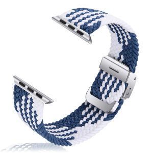 Adjustable Braided Solo Loop For Apple Watch Ultra 8 7 49mm 41mm 45mm Nylon Strap Elastic Bracelet for apple Watch series 8 7 6 5 4 3 2 1 41mm 44mm 40mm