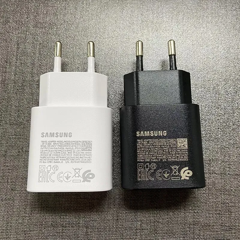 Adaptor Charger 25W USB C ORIGINAL SUPER Fast Charging Samsung S21