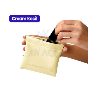 [KN ACC] NVN-TS6 POUCH AUTO CLOSE MODEL KULIT PENYIMPANAN KABEL CHARGER HEADSET TWS KOSMETIK MAKEUP KUNCI MINI SERBAGUNA