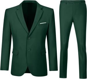 Local shipping!Green three-piece suit setperfect for ball partiesslim fit multiple sizes