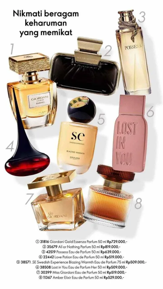 Parfum Wanita Mewah Giordani Gold Essenza Parfum Miss Giordani EDP