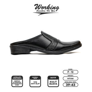 Working Sneakers For You Sepatu Pantofel Pria Kerja Casual Code F-12 Size 39-43