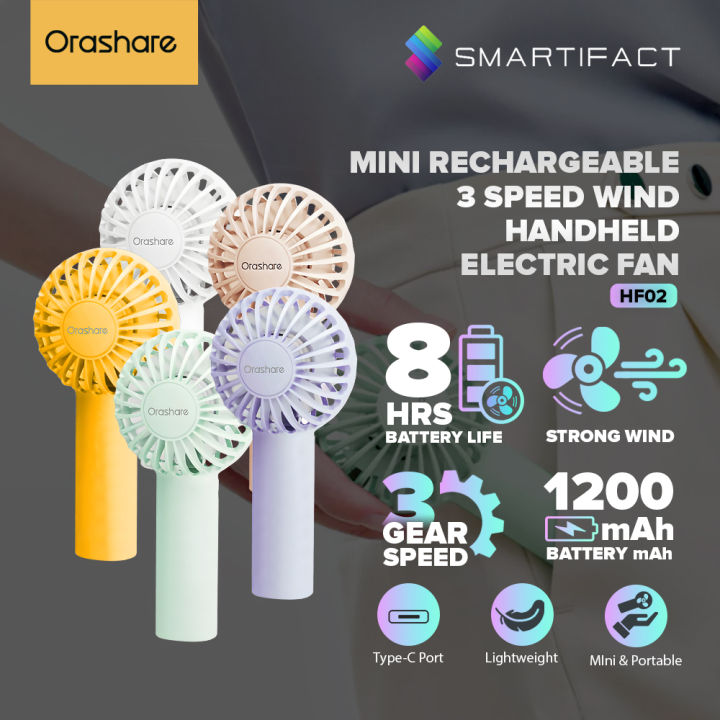 orashare-hf02-mini-hand-held-fan-portable-rechargeable-3-wind-speeds