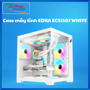 Vỏ Máy Tính - Case EDRA ECS1507 (Black/ White) - Hàng Chính Hãng