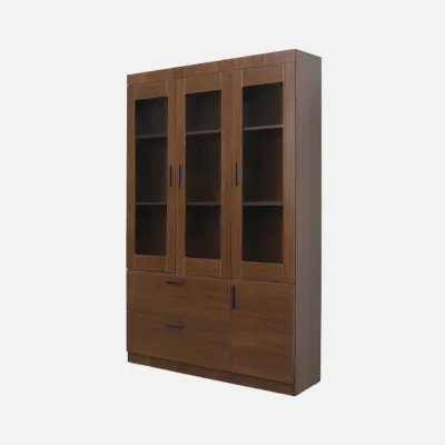 [FREE INSTALLATION] Como Home 3 Doors Bookcase with Drawers (BC13A) Almari Buku | Multipurpose Storage Cabinet