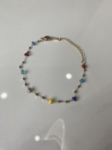 DÂY CHUYỀN VÒNG TAY ĐÍNH ĐÁ TỰ NHIÊN NHIỀU MÀU SẮC CHẤT LIỆU THÉP TITAN KHÔNG RỈ SIÊU BỀN DÀNH CHO NỮ