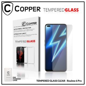 Realme 6 Pro - COPPER TEMPERED GLASS FULL CLEAR Anti Gores