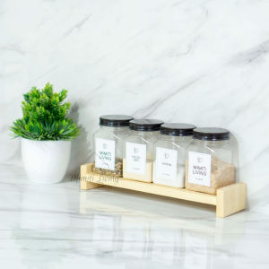 tempat toples bumbu dapur/ rak toples bumbu MINIMALIS