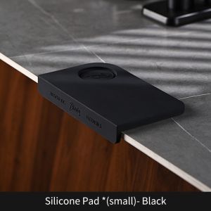 BINCOO Coffee Tamper Mat Corner Coffee Pressing Mat Bar Silicone Storage Mat Multi-functional Non-slip Mat