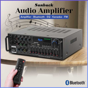 PENGIRIMAN CEPAT Sunbuck Audio Amplifier Bluetooth EQ Karaoke FM 2000W AV 326Z PLUS / amplifier bluetooth power 2000 w sunbuck karaoke rumahan super bass lengkap / ampli karaoke lengkap murah bluetooth full bass rumah rumahan