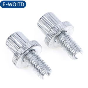 E-WOITD 2pcs M8 phổ ly hợp phanh Cáp điều chỉnh 8mm Vít hạt cho xe đạp xe đạp ATV xe máy