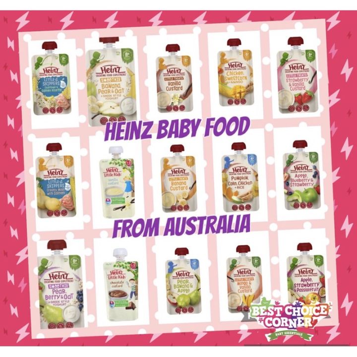 Heinz Baby Food Jars Australia Oatmeal Heinz Baby Food Australia