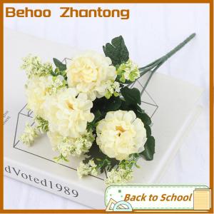 Behoo 1 Bouquet 5 Heads Hydrangea Silk Flower Artificial Flower Holding Flowers Decor