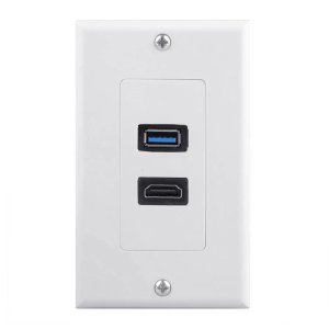 Hdmis USB3.0 tường tấm ổ cắm cho cao sạc tốc độ cho kết nối dễ dàng của các thiết bị trong gọn gàng tổ chức cách