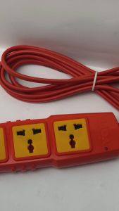 Ổ CẮM SIÊU TẢI CÓ DÂY ĐA NĂNG 3P-3M/2-15AN - Nhựa Bakelit chống cháy chịu được nhiệt độ cao
