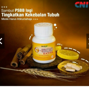 Suplemen Vitamin C 1000 Vitamin C500 ekstra CNI Suplemen Imun Tubuh