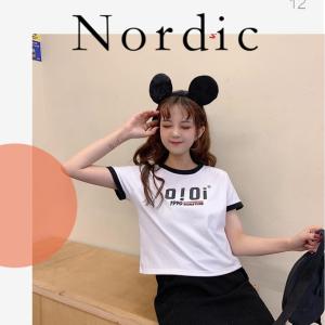 Tsion มาจ้าสาวๆเสื้อยืดคอกลม สไตล์วินเทจ สกรีนลายอักษรภาษาอังกฤษ 1990 เท่ๆ ใส่กับกางเกงยีนส์ขาสั้นคืดเริส