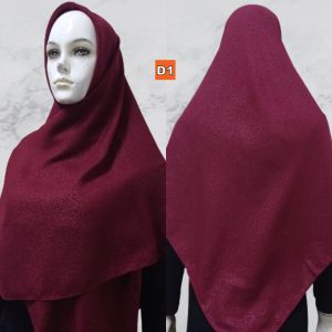 MBS Tudung Bawal Labuh Turkey Bercorak Cotton Bidang 55 Inch Set EFG