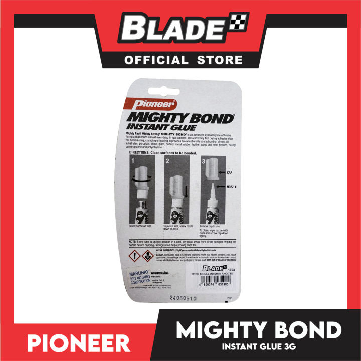 Pioneer%20Mighty%20Bond%20Instant%20Glue%20Bonds%20In%20Seconds%203g%20The%20Bond%20That%20Saves%20Instantly!%20Repair,%20Recycle,%20Reuse%20-%20Image%203