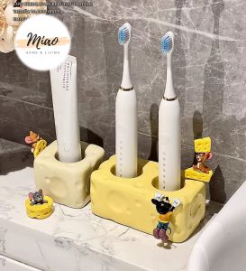 Cheese Ceramic Toothbrush Holder Tempat Letak Berus Gigi Toothbrush Holder  Ceramic Toothbrush Stand