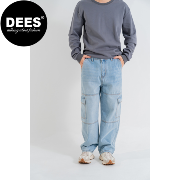 DEES Men's Baggy Cargo Jeans (56753) | Lazada Malaysia