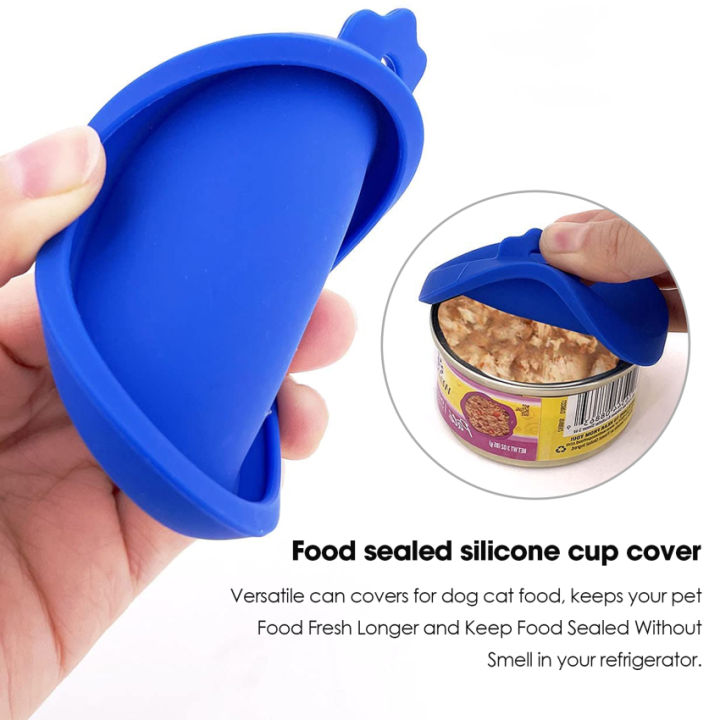 Silicone Can Lids Covers for Dog Cat Food Universal Size Fit Most