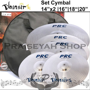 Cymbal Drum Set Hi-Hat Crash Ride Vansir PRC 5 pcs Bonus Softbag