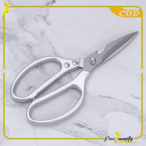 ONE-C976 Gunting Dapur Serbaguna Stainless Tahan Karat / Gunting Ayam Ikan Daging Sayuran Praktis